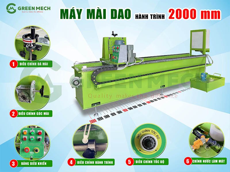 Máy mài dao băm gỗ, băm nhựa, băm giấy HT2000 Máy mài dao băm gỗ, băm nhựa, băm giấy HT2000
