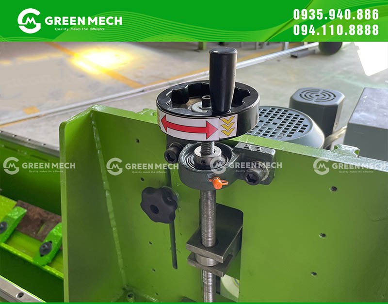 Bộ phận điều chỉnh đá mài của máy mài dao băm HT2000